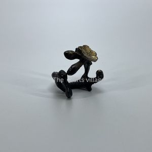 Anillo para Servilletas con Forma de Flor Vintage, Porta Servilletas de Metal Duradero, Decoración Elegante para Mesa de Boda, Fiesta o Cena - Product Image 5