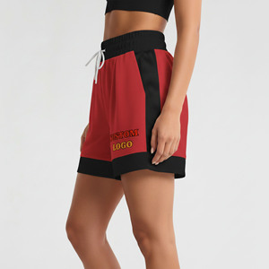 Pantalones Cortos de Algodón Transpirable de Alta Calidad para Uso Diario, Cintura Elástica en Contraste, Estilo Urbano, con Botones para Mujer - Product Image 6