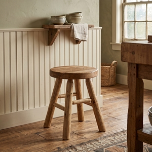 Teak Branch Wood <b>Stools</b> Natural Round Dining Chair Premium Handcrafted Balinese Accent Small Bench Interiors Furniture - Product Image 4
