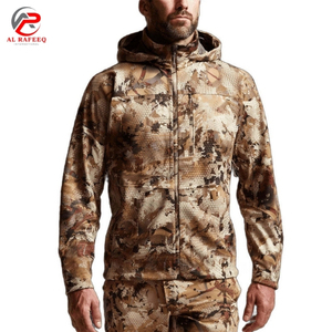เสื้อฮู้ดดี้คุณภาพสูงแบบขายส่ง OEM กันน้ำ ผ้า softshell สตรีทแวร์ สำหรับล่าสัตว์ กิจกรรมกลางแจ้ง ผลิตจากผ้าฝ้ายผสม  แบบสั่งทำได้  สำหรับทั้งชายและหญิง - Product Image 6