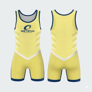 Singlets de Lucha Unisex sin Mangas, Spandex/Poliéster, Nueva Llegada, Impresión Frontal Personalizada, Ligeros, Elásticos y Duraderos - Product Image 5