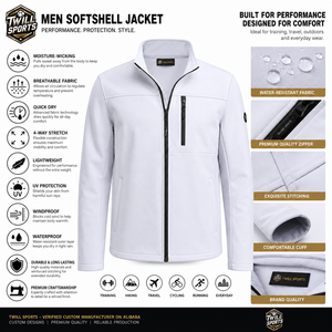Veste softshell homme, conçue pour la montagne, imperméable, coupe-vent et respirante. - Product Image 5