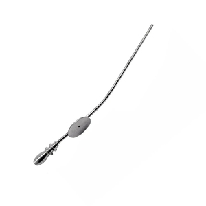 Cánula de succión manual de acero Frazier y tubo mastoideo de 7 pulgadas con punta angulada para instrumentos de cirugía neuro-otorrinolaringológica, certificado CE Clase II - Product Image 3
