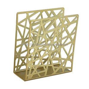 Porte-serviettes en métal poli de haute qualité, fait main, en forme de paon doré, style américain, pour la décoration de table à la maison et au restaurant - Product Image 6