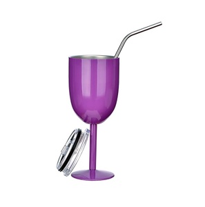 Stainless Steel <b>Wine</b> Glass Set of 3 Modern Bell Shape Unbreakable for Party Home Use Western Drinking Glass <b>goblet</b> - Product Image 5