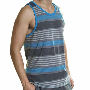 Camisetas sin Mangas para Hombre, al por Mayor, con Logotipo Personalizado, Cómodas, de Color Sólido, 100% Poliéster, Transpirables - Product Image 4