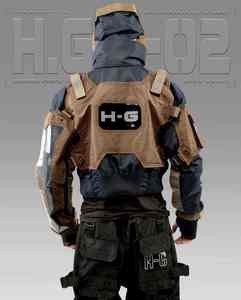 <b>Men's</b> Tactical Techwear <b>Jacket</b> Streetwear Cyberpunk Waterproof Multi-Pocket Hooded Cargo Windbreaker <b>Utility</b> Functional Coat - Product Image 6