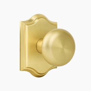 Trending Back Plate <b>Knob</b> <b>Black</b> <b>Matte</b> Oval Furniture Brass Drawer Handle,Passage privacy for Storage Closet, Durable Design Dummy - Product Image 2