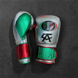 Guantes de Boxeo de Cuero Vacuno No Boxing No Life, Transpirables, Profesionales, para Entrenamiento de Kickboxing y Sparring - Product Image 2