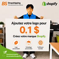 Agent de Traitement des Commandes Shopify en Dropshipping en France |   Pas de MOQ, support de marque privée, entrepôt 3PL en Chine, expédition aérienne + express