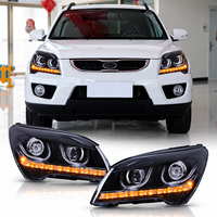 YU GUANG für Kia Sportage LED-Scheinwerfer 2006-2012 Upgrade Frontscheinwerfer DRL Vorderlicht Auto-Zubehör