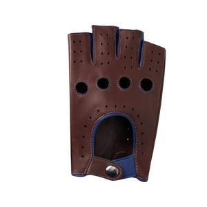 Gants de conduite en cuir de haute qualité, design personnalisé 2026, pour la sécurité routière, unisexe, vente en gros - Product Image 2