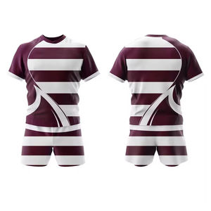 Uniformes de Rugby al por Mayor con Forro de Poliéster y Estampado Digital para Hombre, Ropa Deportiva de Equipo de Secado Rápido y Transpirable, Diseño Personalizado Gratuito - Product Image 1