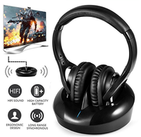 Auriculares Inalámbricos para TV con Base de Carga Automática, Auriculares con Cancelación de Ruido para Ver Películas Tarde Noche en Casa o en el Cine