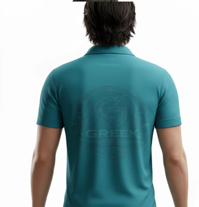 Chemises polo pour hommes de qualité supérieure, mélange coton et polyester, logo personnalisé, vêtements décontractés pour le bureau, uniforme de golf, vente en gros, fabricant d'usine - Product Image 2