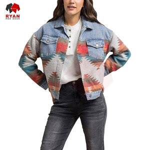 Ryan Pro Gear <b>Customized</b> <b>Denim</b> <b>Jacket</b> For Women Breathable and Comfortable Fabric with <b>Customized</b> Logo OEM Design - Product Image 6