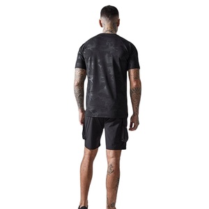 Camiseta Deportiva para Hombre, Diseño Moderno con Estampado de Camuflaje, Corte Ajustado, Cuello Redondo, Gran Venta - Product Image 3