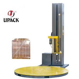 Machine d'emballage de palettes pré-étirées de type ceinture avec mouvement vertical, plateau tournant de 1700 kg pour boîtes, plateaux et palettes médicales - Product Image 2