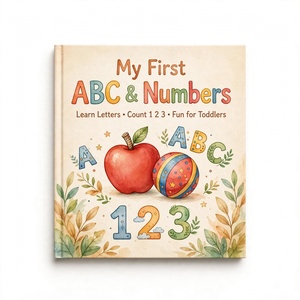 High Quality Custom ABC Alphabet Numbers Hardcover Book Printing for Kids - Product Image 4