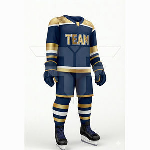 Uniformes de hockey sur glace en gros, service OEM, qualité supérieure, fabrication en usine, ensembles d'uniformes de hockey sur glace - Product Image 2