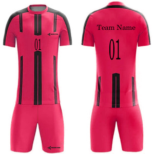 Daizen Star Custom Men's Soccer Jersey Set Yellow Black Striped Sublimated Moisture Wicking Quick Dry Polyester Short Sleeve - Product Image 6