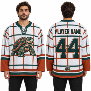 <b>Fan</b> <b>Ice</b> Hockey Jersey Polyester Personalized Chest Badge Club Colors ODM League Matches Rink Sessions Youth Sizes Sample Service - Product Image 2