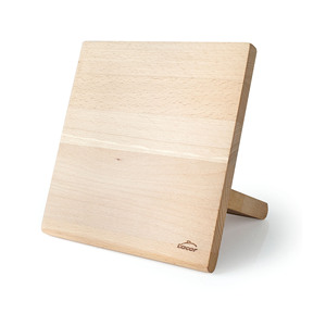 Tagliere in Legno Lacor con Supporto, Finitura Naturale per Uso in Cucina - Product Image 1