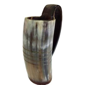 Custom Eco Friendly Buffalo Horn Mug For Party Event Medieval Traditional Viking Beer Mug Tankard Rustic <b>Drinkware</b> Cup <b>Accessory</b> - Product Image 2
