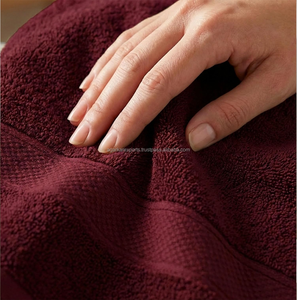 Serviette de bain en coton de luxe 800 GSM, qualité hôtelière, antibactérienne, vente en gros OEM - Product Image 2