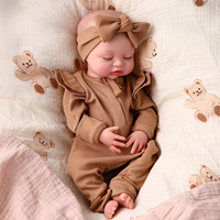 Poupées Reborn Babeside 12 pouces Nancy, poupées reborn réalistes en silicone intégral, bébé fille endormie, CE CPC, vente en gros OEM