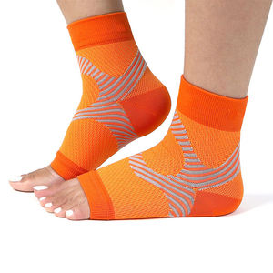 Calcetines de compresión sin punta para alivio de la hinchazón del tobillo, soporte para fascitis, calcetines para artritis, tallas para jóvenes y adultos, logotipo en la parte inferior, muestra gratuita - Product Image 2