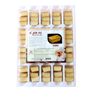 Tartelette Cuite Meilleure Vente Fabrication Vietnam Expédition Mondiale Dessert Congelé Coque de Tartelette aux Œufs Cuite YA04 720G Pour Boulangerie HALAL OEM/ODM - Product Image 1