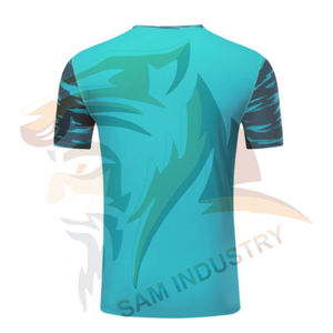 Camiseta para hombre con estampado por sublimación en toda la prenda, nuevo diseño, poliéster, antiarrugas, manga corta. - Product Image 2