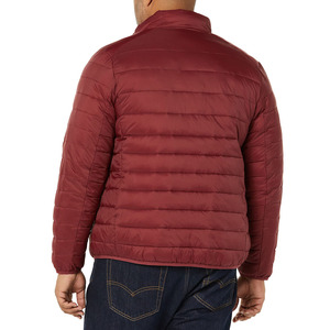Unisex Lightweight 100% Nylon Puffer Jacket Best Quality <b>Winter</b> <b>Coat</b> Stand Collar Patchwork Hooded Canvas - Product Image 2