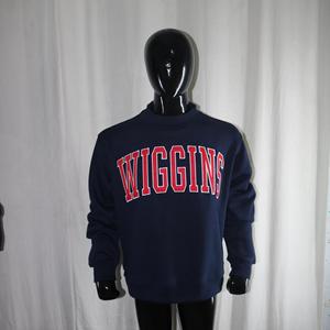 Sweat-shirts WIGGINS à col montant 450 GSM, broderie personnalisée avec nom, coupe ample et oversize, en molleton 100% coton French Terry - Product Image 3