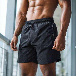 Pantalones Cortos Deportivos para Hombre, 100% Poliéster, Pantalones Cortos de Ejercicio de Secado Rápido con Estampado para Hombre - Product Image 1