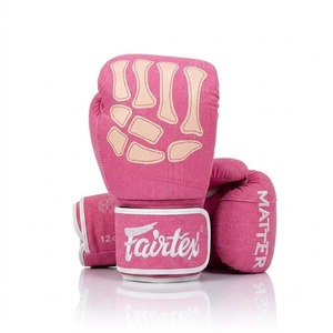 นวมชกมวย Fairtex สีชมพู 12 ออนซ์ แบบติดตีนตุ๊กแก สำหรับฝึกซ้อมศิลปะการต่อสู้ ยูนิเซ็กซ์ มวยไทย คิกบ็อกซิ่ง MMA - Product Image 1