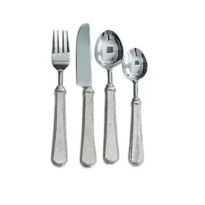 Luxury Kitchen Dining Essentials Metal Cutlery Set Serving <b>Spoon</b> Fork Pair Ideal for Premium <b>Table</b> Setup - Product Image 3