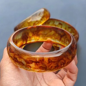 Handmade <b>Resin</b> <b>Craft</b> Jewelry Bangle Epoxy Decorative Art Piece Unique Creative Gift Item for Women Girls Fashion - Product Image 3