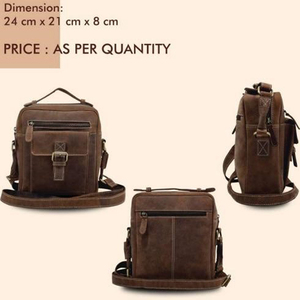 Bolso Bandolera de Cuero Genuino Hecho a Medida en EE. UU., para Mujer, Multiusos, con Capacidad de 30-40L - Product Image 2