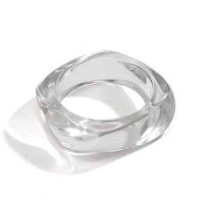 Brazalete de Resina Irregular para Hombre, Joyería de Estilo Europeo, Brazaletes Cuadrados, Precio al por Mayor, Brazalete de Resina Acrílica Hecho a Mano, Alta Calidad - Product Image 2