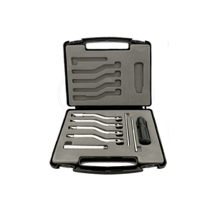 Extracteur de dents de loup Equine Burgess, ensemble de 8 pièces, nouveau style, en acier inoxydable avec boîte de rangement en plastique - Product Image 1