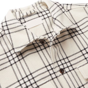 Chemise en flanelle pour homme sur mesure, décontractée, respirante, confortable, anti-boulochage, 300g, été, avec logo personnalisé pour la vente en ligne - Product Image 2