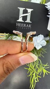 Luxury IGI Certified Rose Gold Double Band Hexagon Cut Diamond Wedding Engagement Ring Set Marquise Baguette Accent Lab Grown - Product Image 4