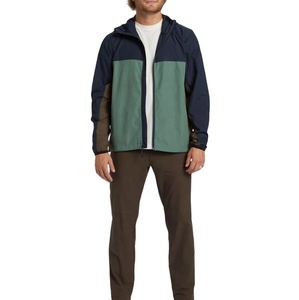 2025 Casual Sportswear Windbreaker Jacket Plus Size Custom Mesh Lining Color <b>Block</b> Windbreaker Windcheater Breathable Quick Dry - Product Image 1