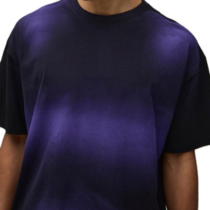 เสื้อเชิ้ตผู้ชายสีพื้นไล่เฉดสีพร้อมโลโก้สั่งทำ ผ้าคอตตอนหนา 190 GSM สตรีทแวร์แฟชั่นอเมริกา ย้อมสีแบบ Tie Dye รับผลิตแบบ OEM แบรนด์ส่วนตัว - Product Image 4