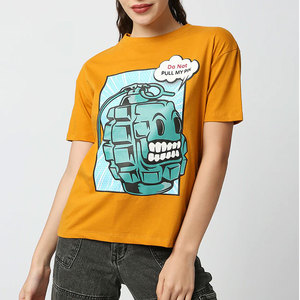 T-shirts élégants pour femmes, en coton doux, coupe ajustée, confortables, tenue décontractée, look moderne - Product Image 1