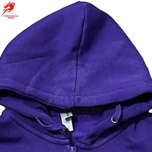 Sudaderas con capucha para hombre estilo streetwear con pedrería y bolsillo canguro, estilo moderno y a la moda, al por mayor. - Product Image 3