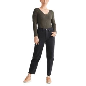 Jeans skinny décontractés pour femmes, taille haute, élastiques, couleur unie, style vintage, en denim, coupe crayon, en soie/coton, vente en gros sur mesure - Product Image 3