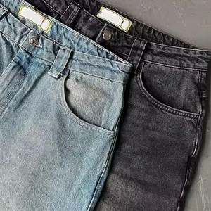 Venta al por mayor de jeans holgados personalizados de alta calidad. El mejor fabricante y proveedor de pantalones vaqueros de pierna ancha para mujer. - Product Image 5